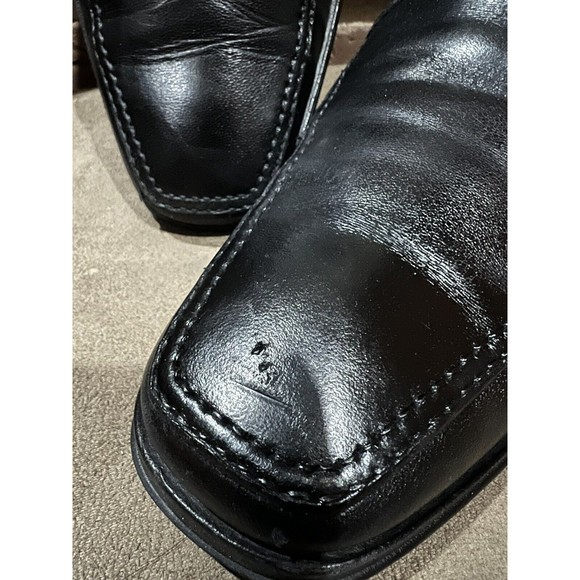 MONTE ROSSO LUCCA NAPPA LEATHER LOAFER - BLACK Made In ITALY 10M - MSRP: $350.00 main image 5